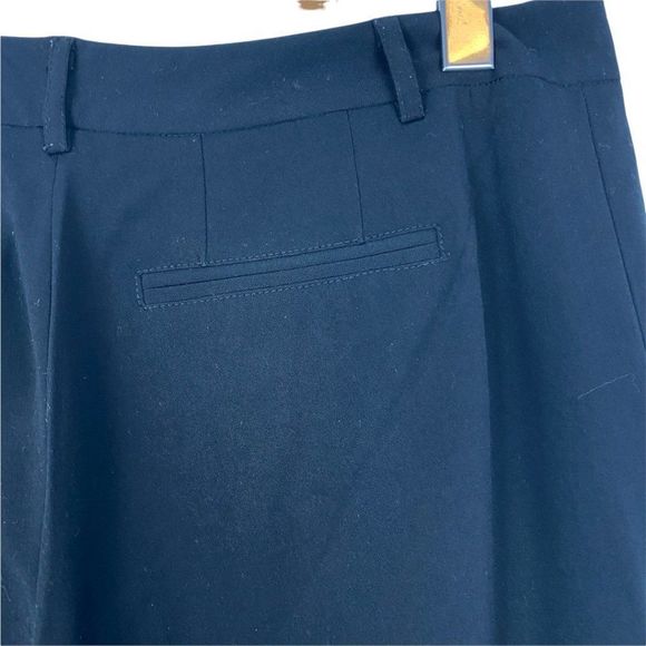 Kensie Pretty Women's Black Mid Rise Wide Leg Trousers Dress Pants US 6 - Picture 6 of 8